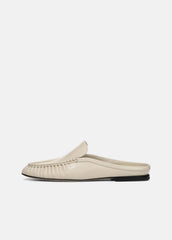 Tevin Leather Mule in Loafers & Flats - MOONLIGHT