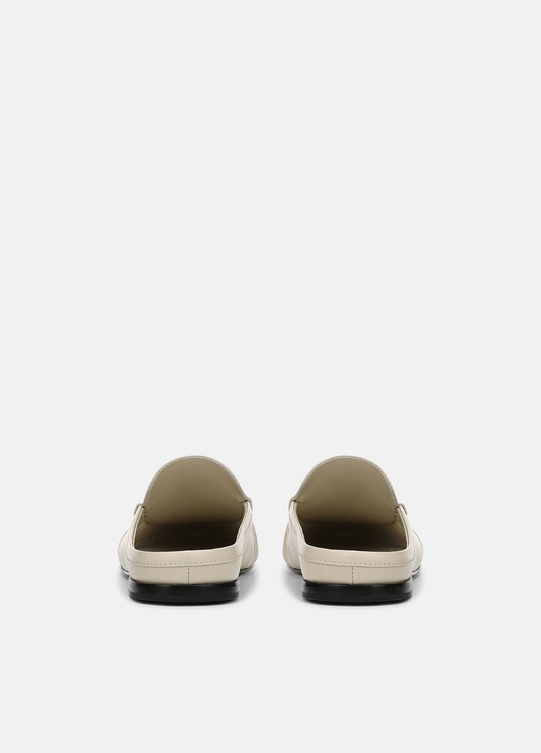 Tevin Leather Mule in Loafers & Flats - MOONLIGHT