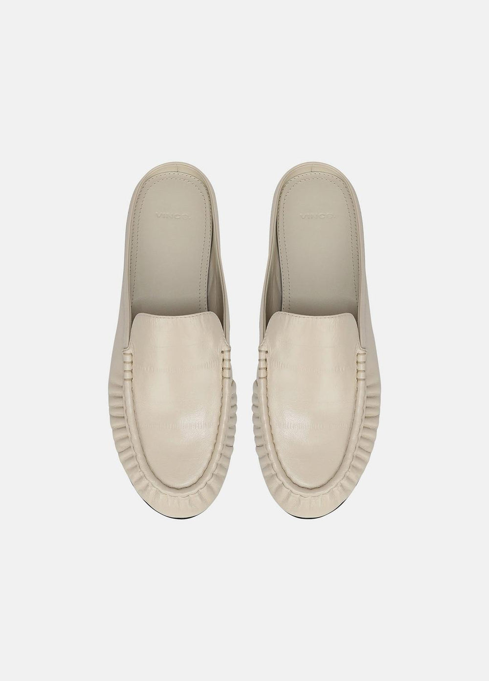 Tevin Leather Mule in Loafers & Flats - MOONLIGHT