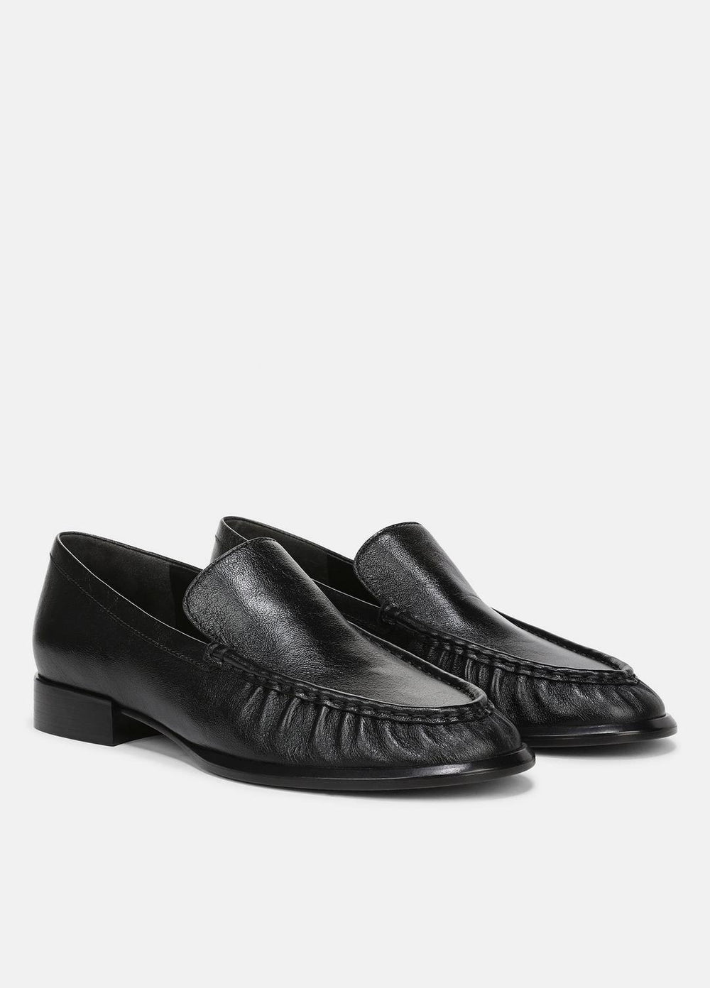 Nora Leather Loafer in Loafers & Flats - BLACK