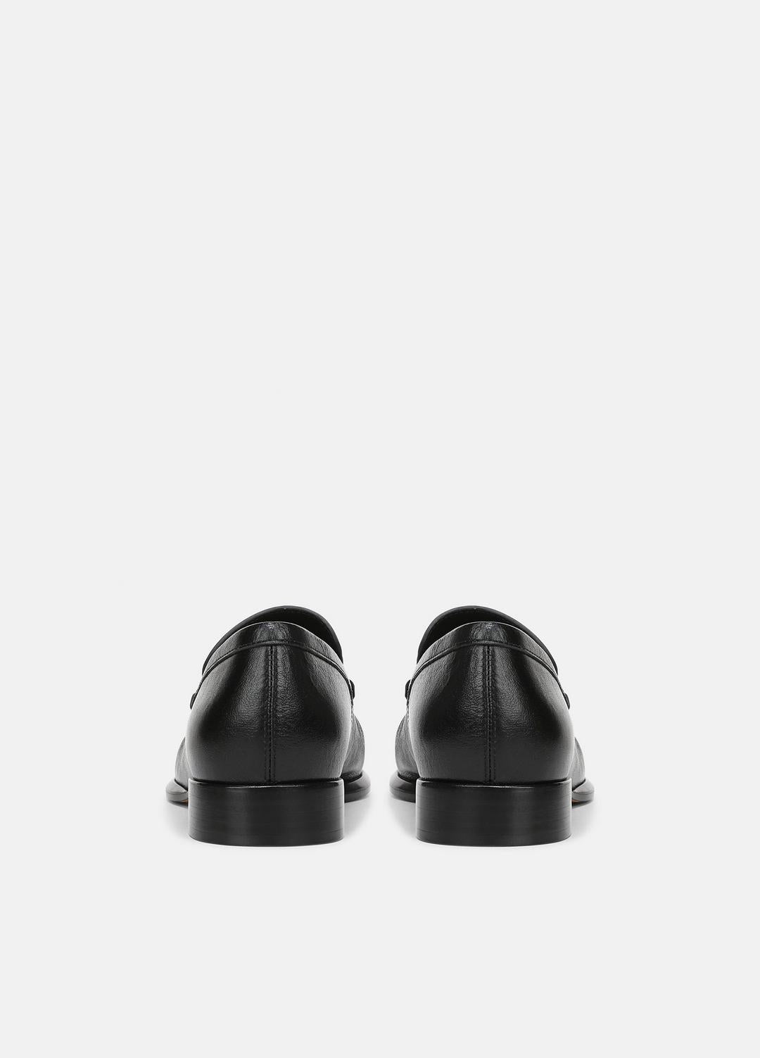 Nora Leather Loafer in Loafers & Flats - BLACK