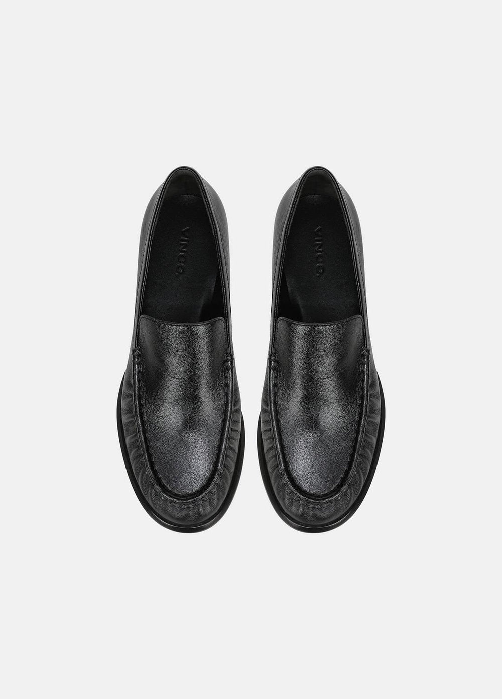 Nora Leather Loafer in Loafers & Flats - BLACK