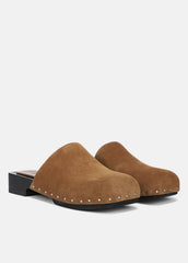 Margarita Suede Clog in Loafers & Flats - ELMWOOD