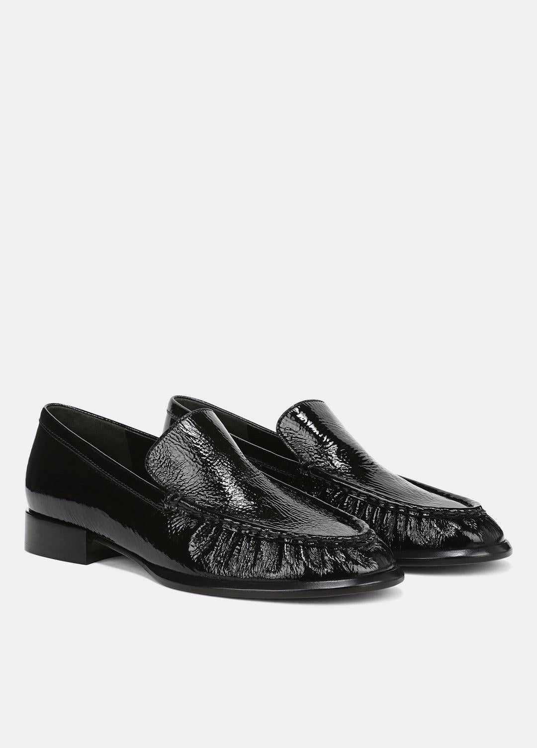 Nora Leather Loafer in Loafers & Flats - BLACK