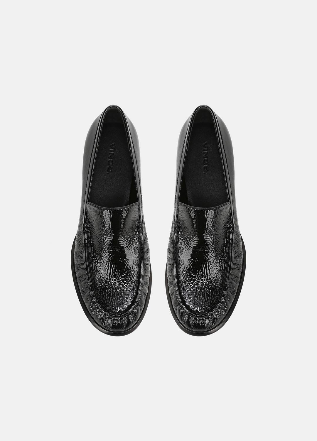 Nora Leather Loafer in Loafers & Flats - BLACK