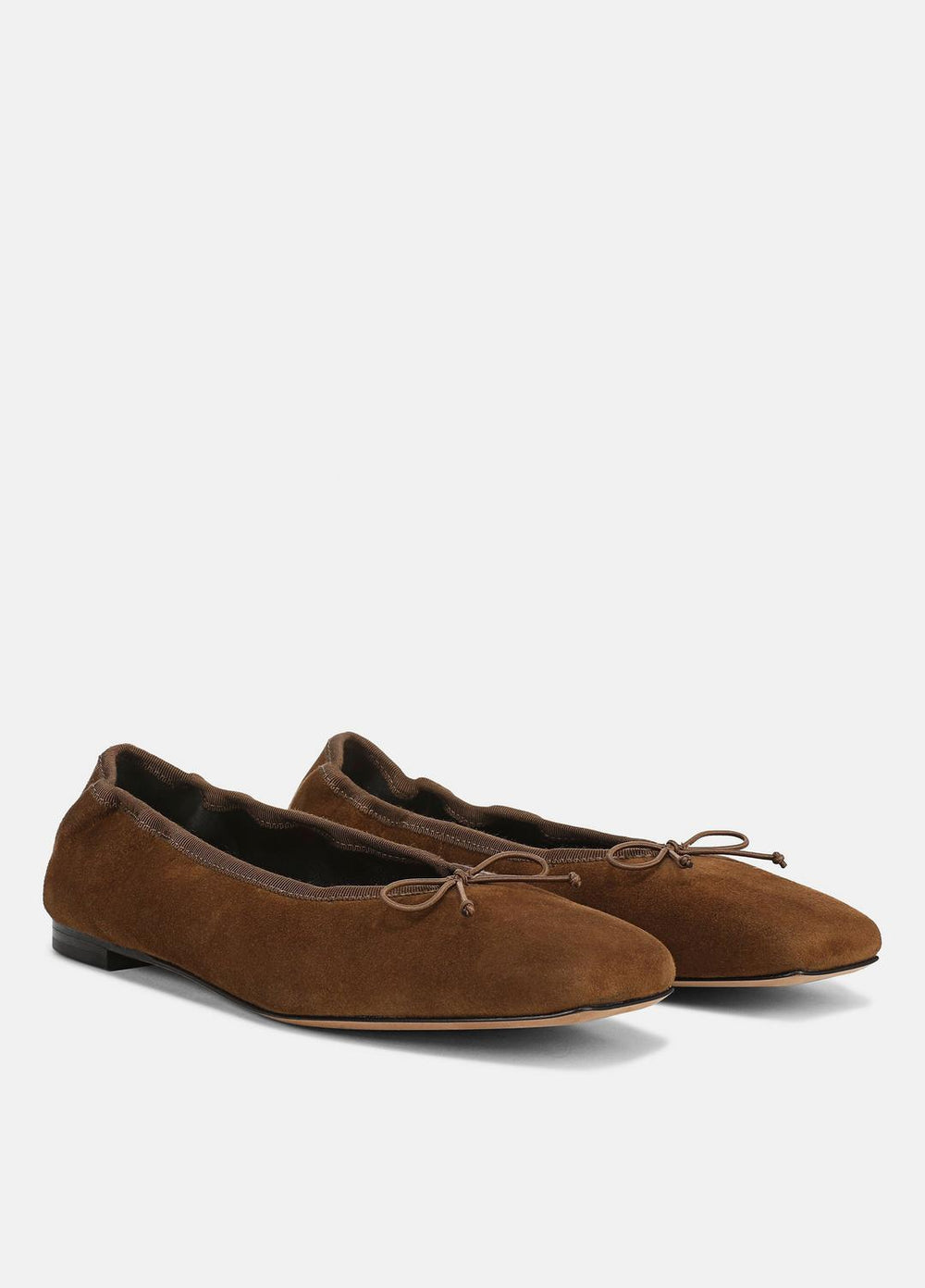 Darla Suede Ballet Flat in Loafers & Flats - ELMWOOD
