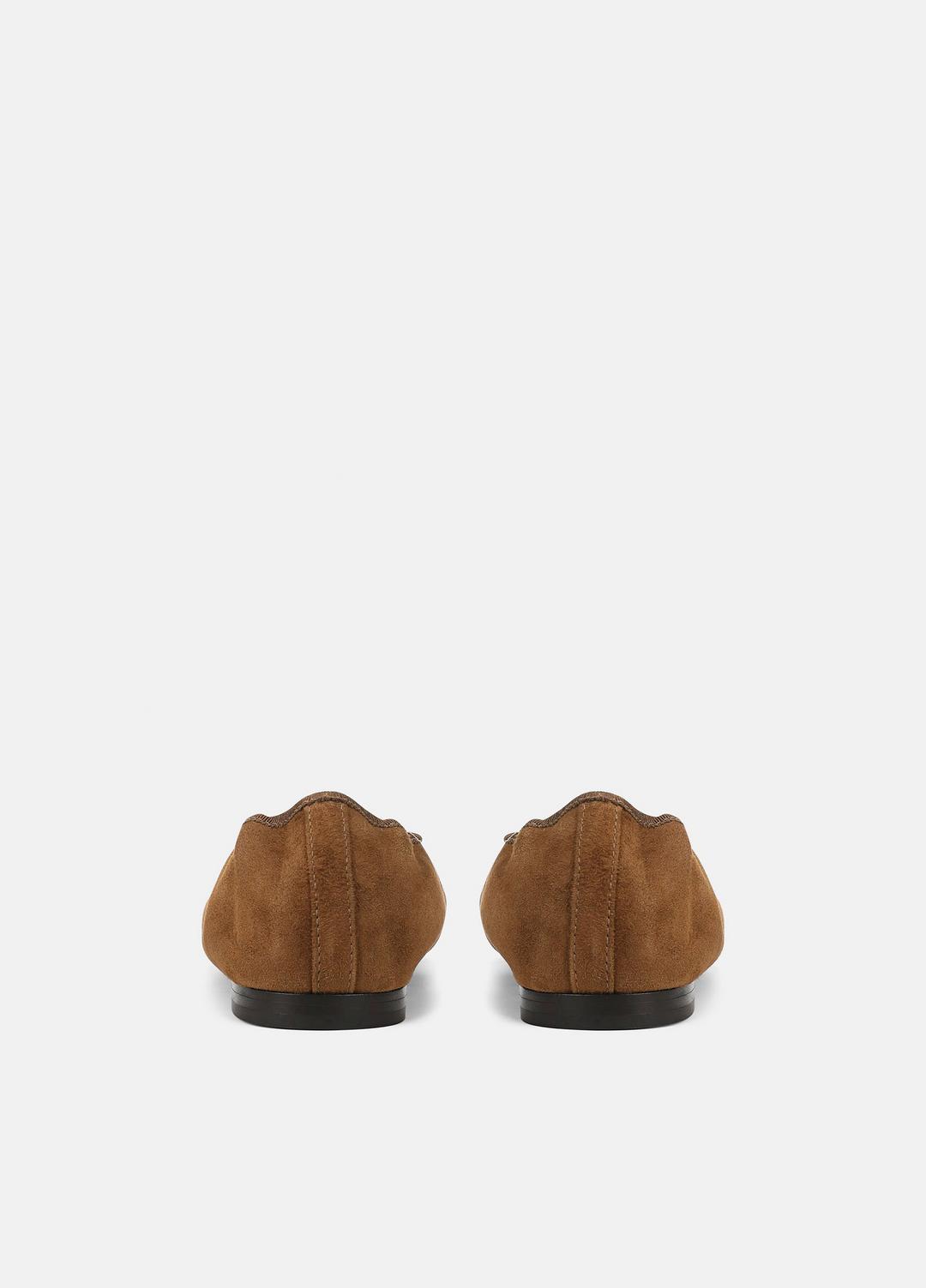 Darla Suede Ballet Flat in Loafers & Flats - ELMWOOD