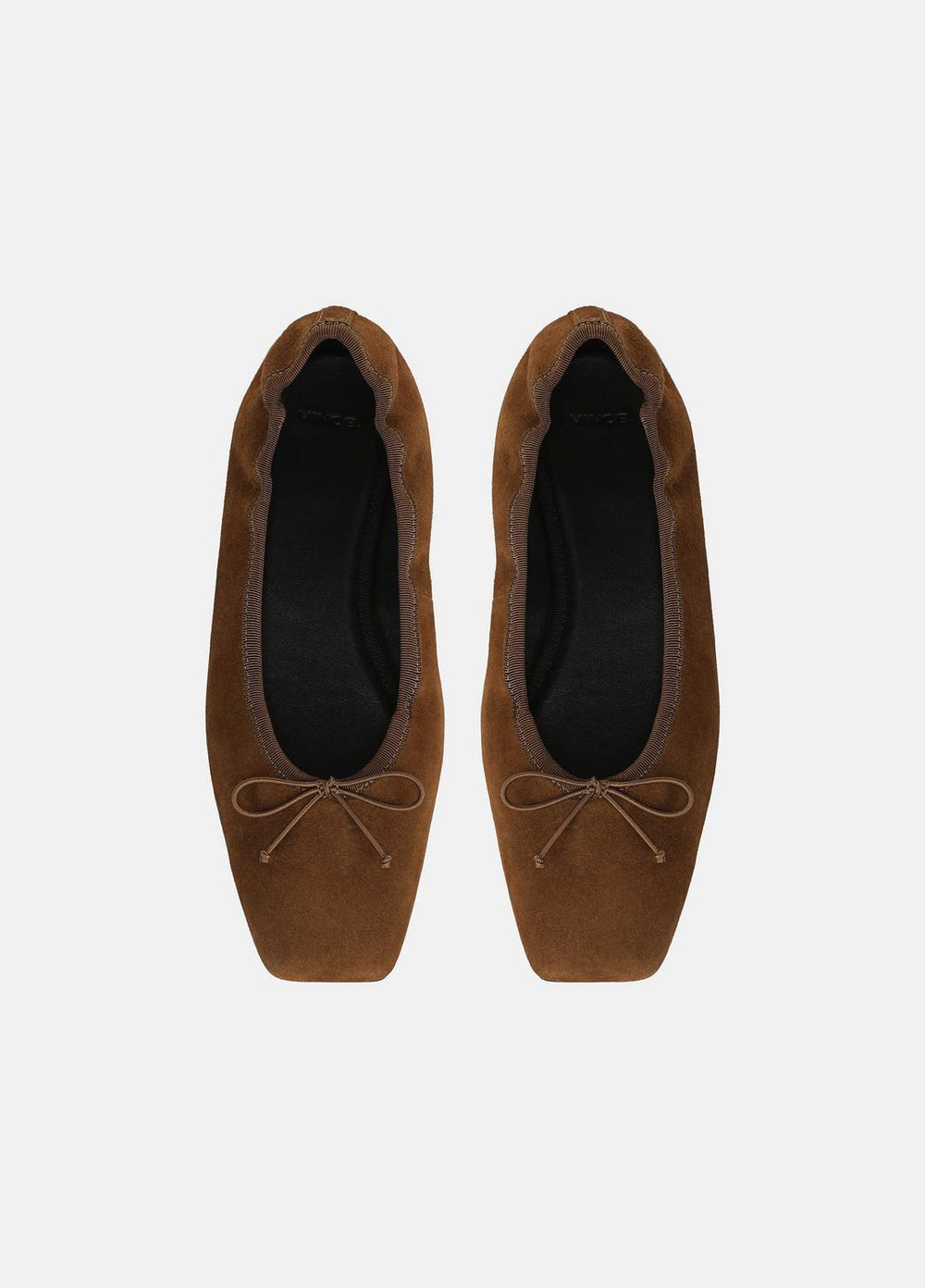 Darla Suede Ballet Flat in Loafers & Flats - ELMWOOD