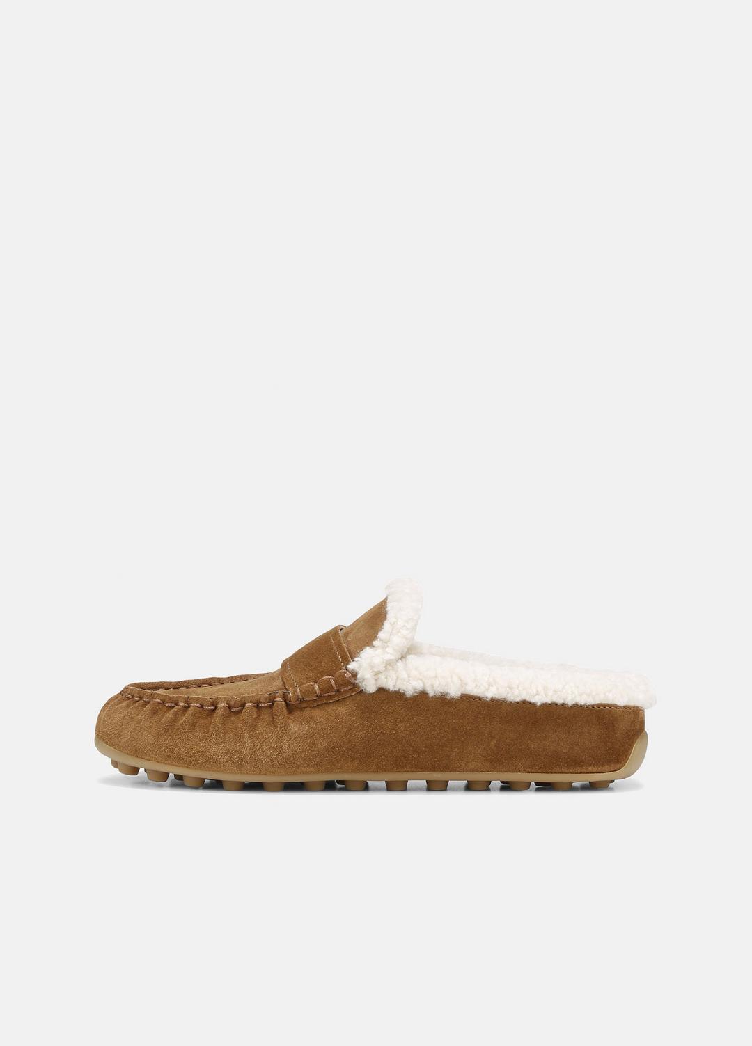 Berkley Shearling Driving Mule in Loafers & Flats - ELM WOOD