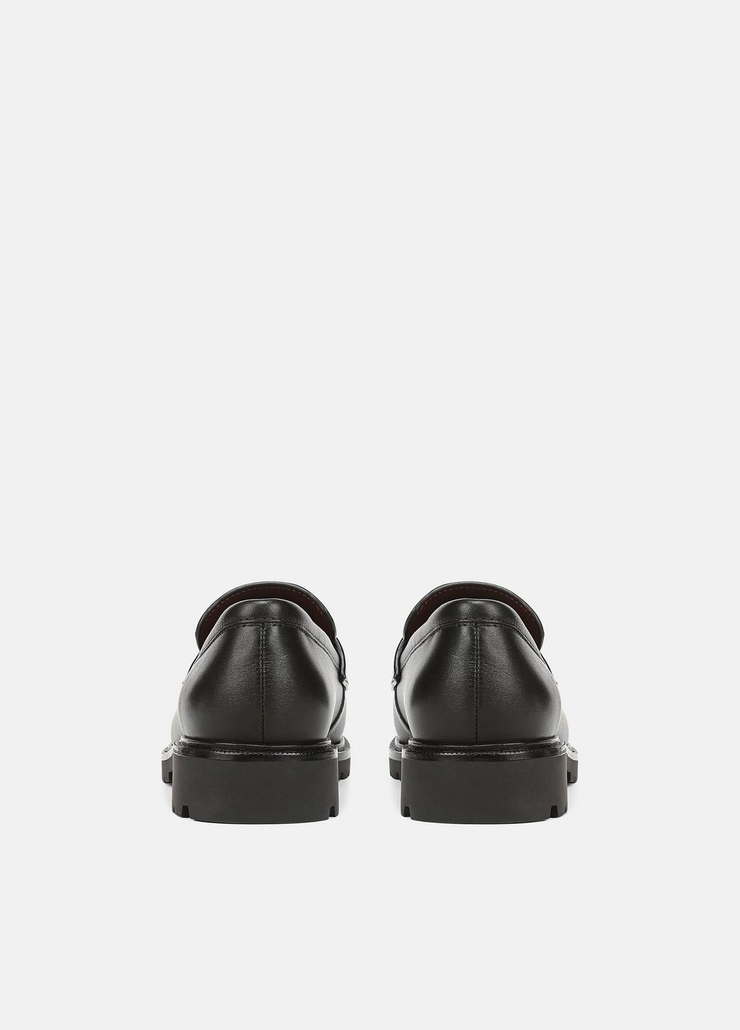 Siena Leather Lug-Sole Loafer in Loafers & Flats - BLACK