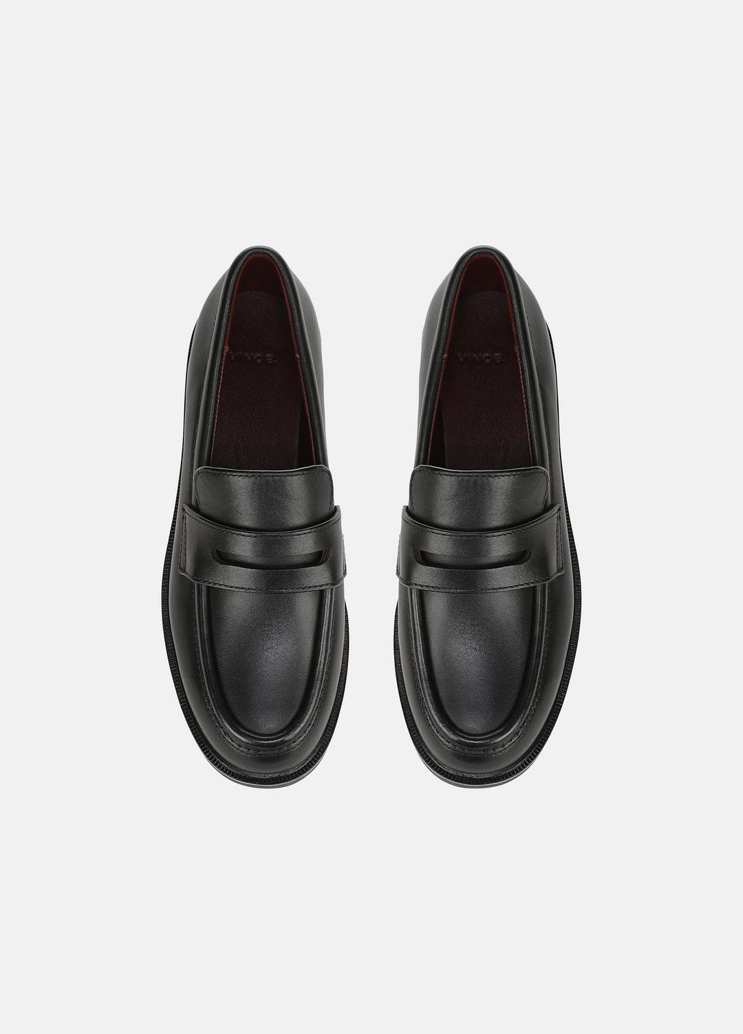 Siena Leather Lug-Sole Loafer in Loafers & Flats - BLACK