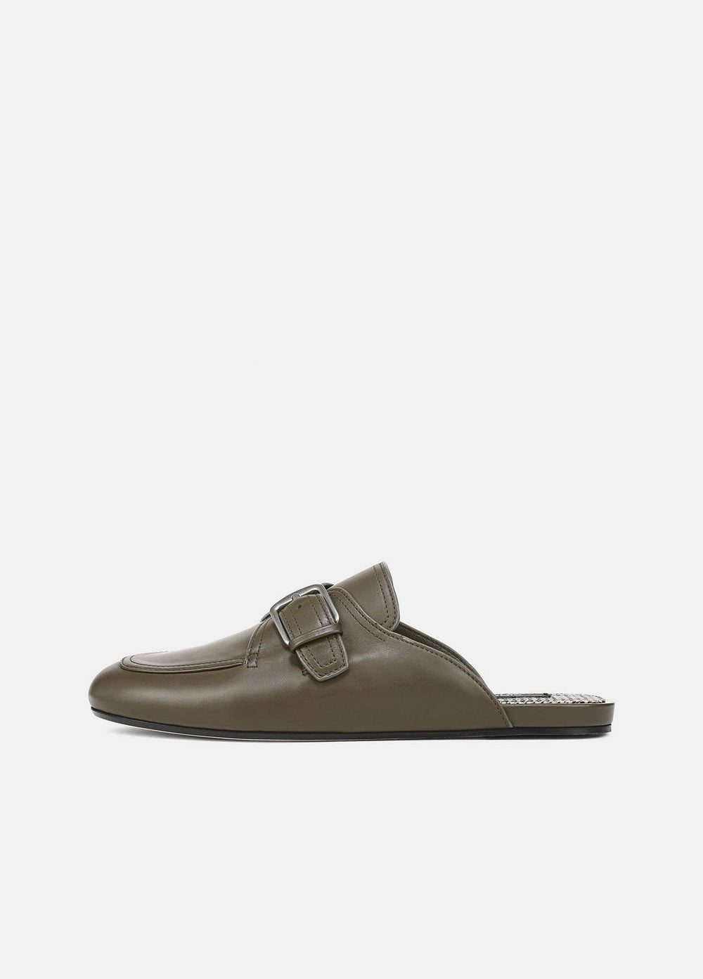 Minetta Leather Loafer Mule in Loafers & Flats - MILITARE