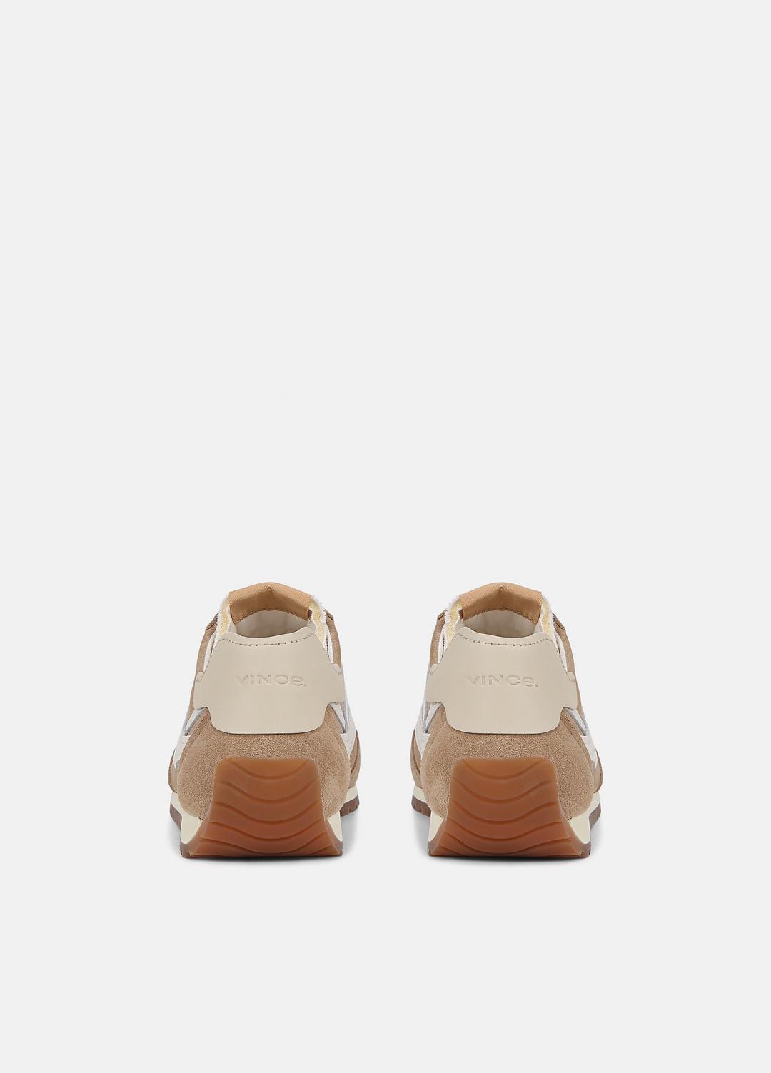 Oasis Suede and Leather Runner Sneaker in Sneakers - NEW CAMEL/WHITE FOAM