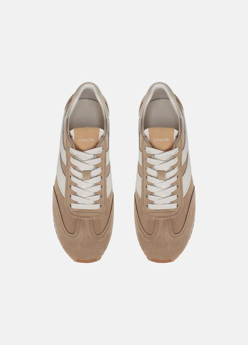 Oasis Suede and Leather Runner Sneaker in Sneakers - NEW CAMEL/WHITE FOAM
