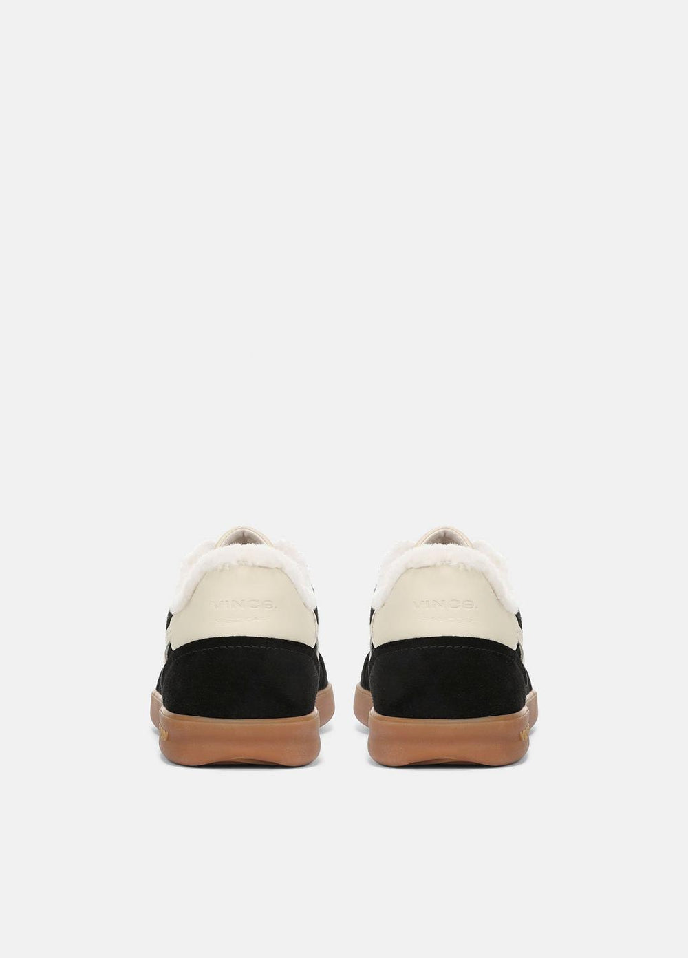 Oasis Suede & Shearling Sneaker in Sneakers - BLACK
