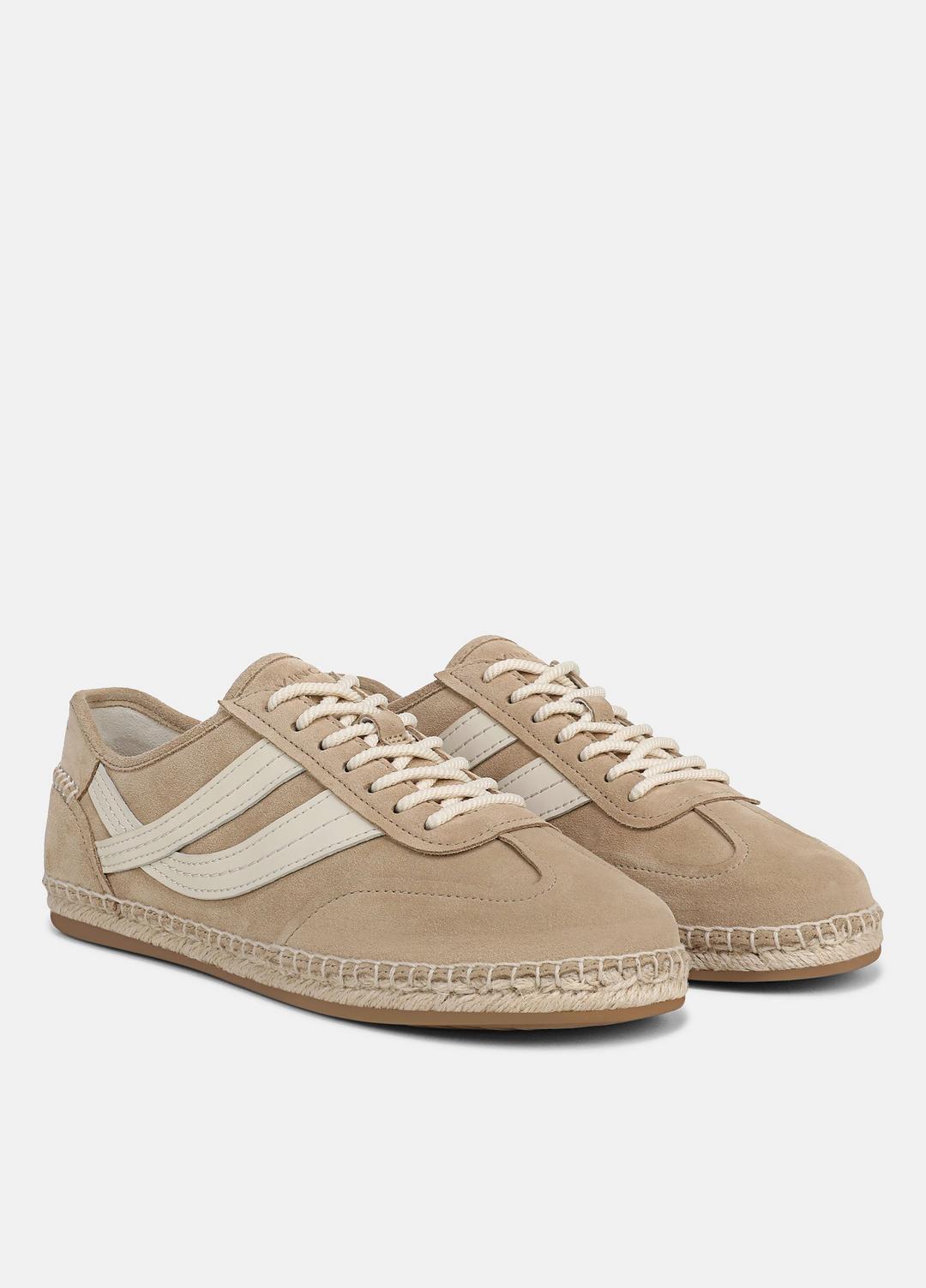 Oasis Suede & Leather Espadrille Sneaker in Sneakers - SAND TRAIL