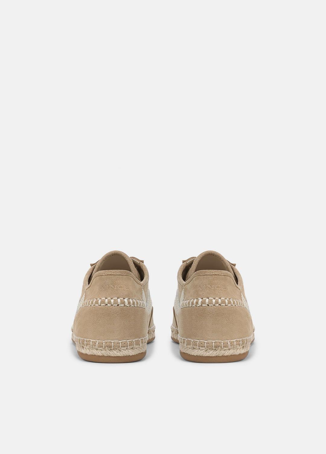 Oasis Suede & Leather Espadrille Sneaker in Sneakers - SAND TRAIL