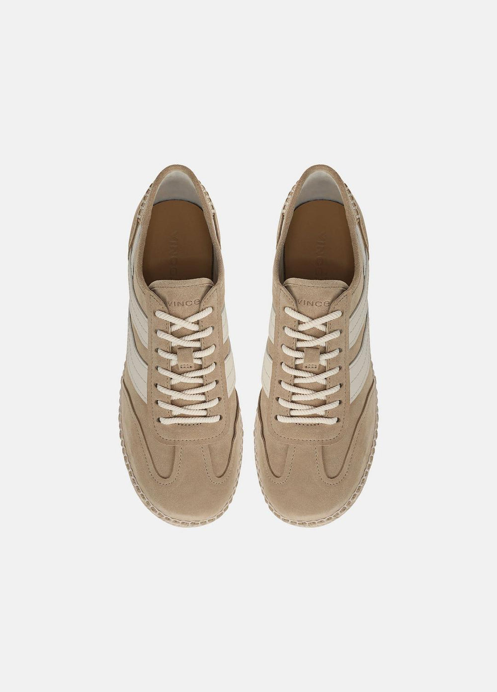 Oasis Suede & Leather Espadrille Sneaker in Sneakers - SAND TRAIL