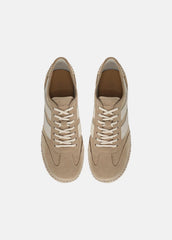 Oasis Suede & Leather Espadrille Sneaker in Sneakers - SAND TRAIL