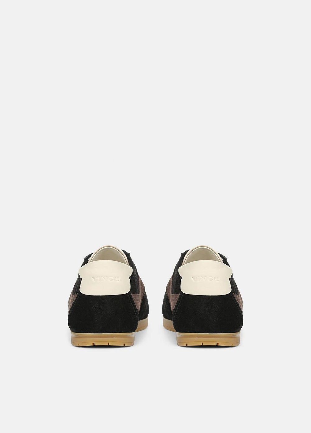 LA Suede & Leather Runner Sneaker in Sneakers - BLACK/DARK MOCHA