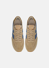 Oasis Suede & Leather Runner Sneaker in Sneakers - MOONLIGHT/BILLIARD GREEN