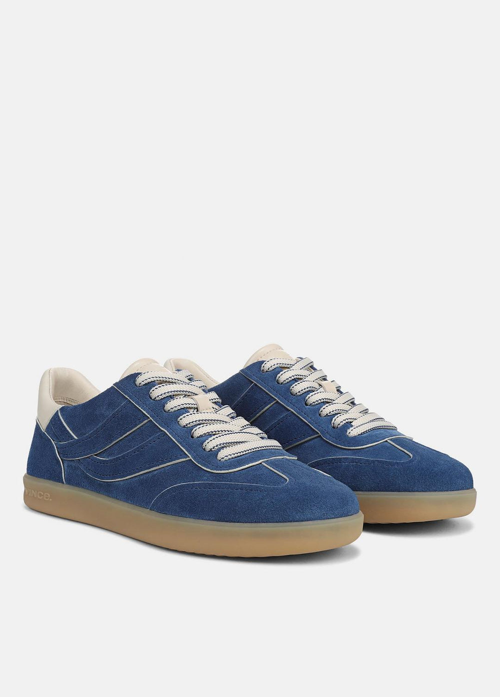 Oasis Contrast-Edge Suede Sneaker in Sneakers - INDIGO/FLAX