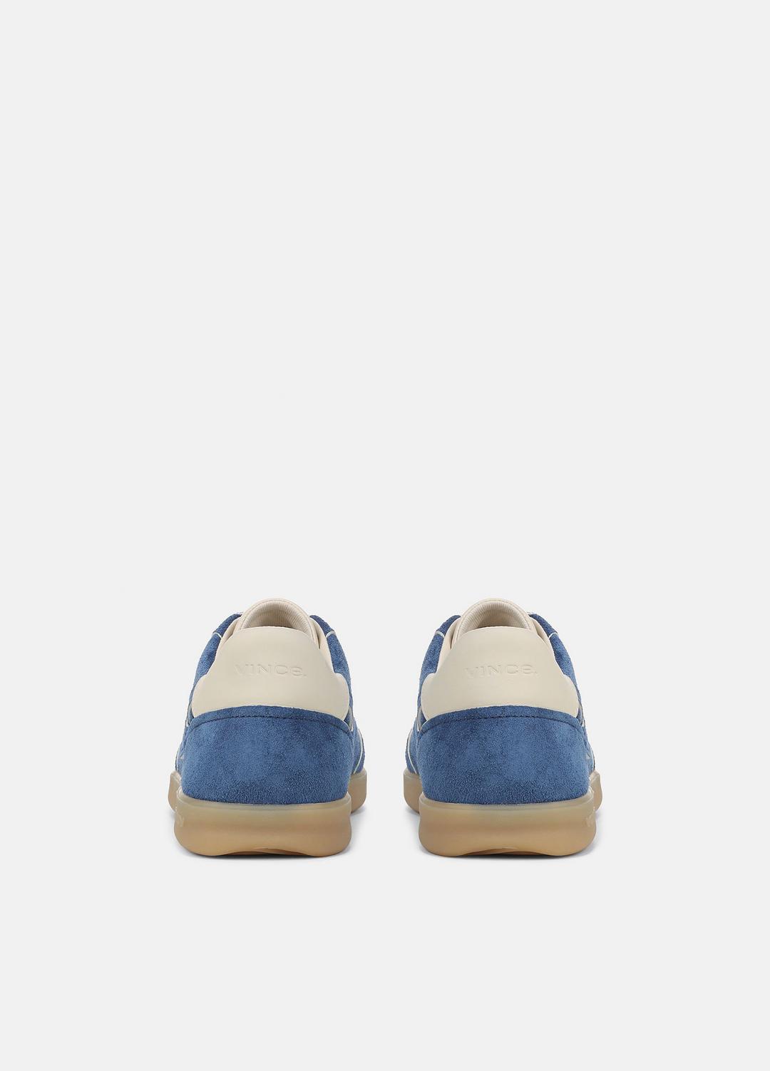 Oasis Contrast-Edge Suede Sneaker in Sneakers - INDIGO/FLAX