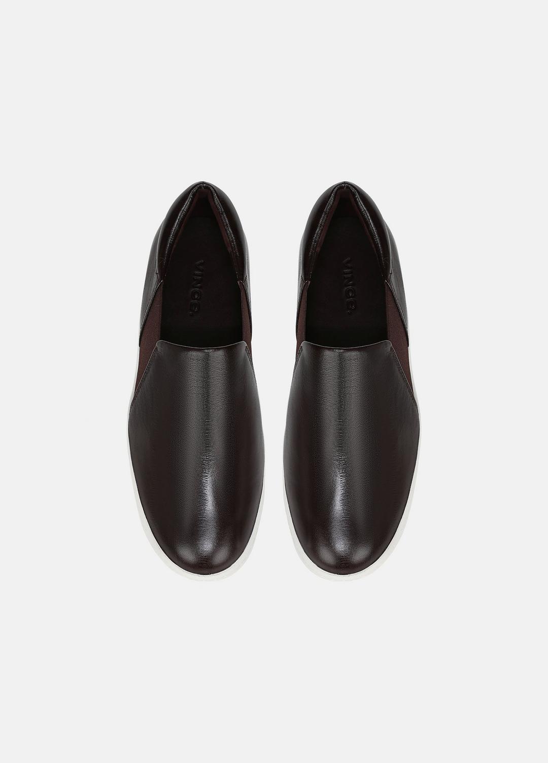 Warren Leather Sneaker in Sneakers - GANACHE