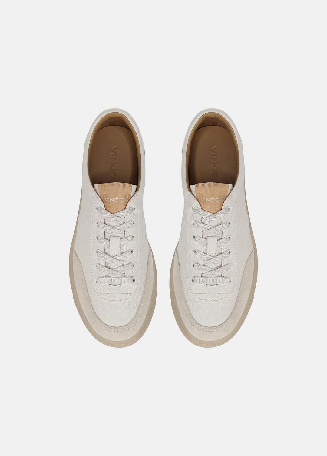 Palm Leather & Suede Sneaker in Sneakers - MILK/MOONLIGHT