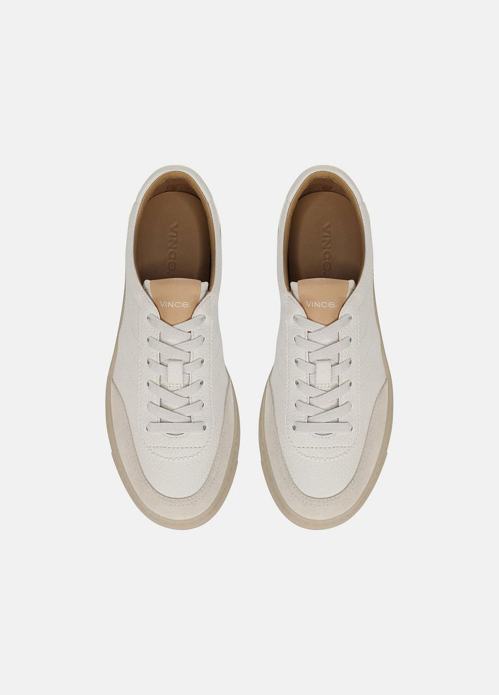 Palm Leather & Suede Sneaker in Sneakers - MILK/MOONLIGHT