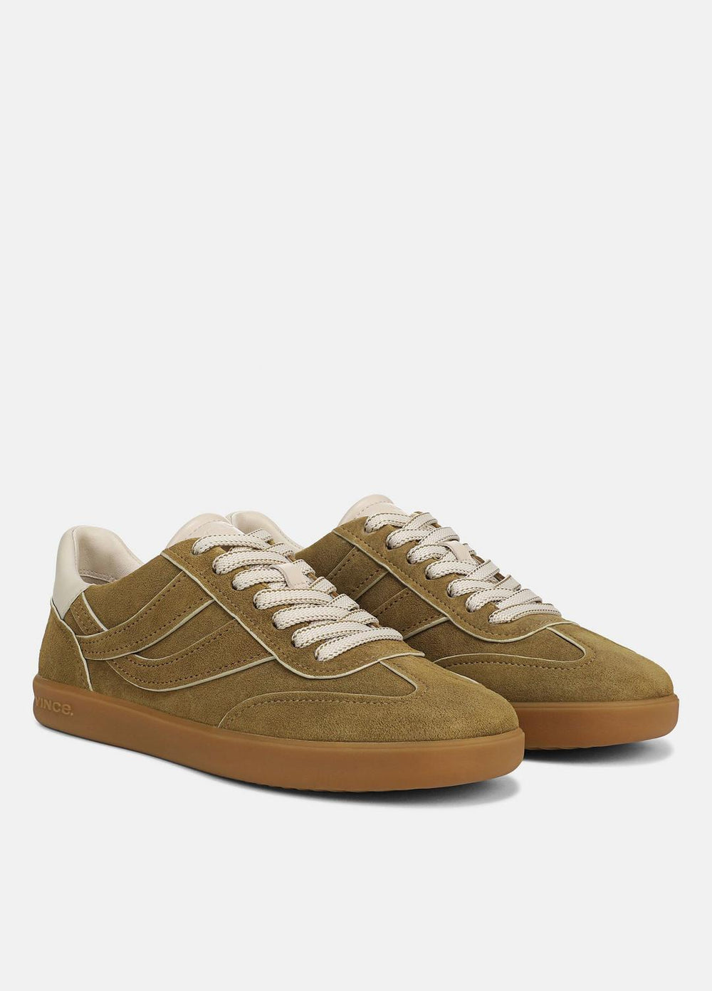 Oasis Contrast-Edge Suede Sneaker in Sneakers - OLIVEWOOD/FLAX