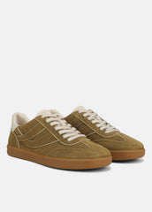 Oasis Contrast-Edge Suede Sneaker in Sneakers - OLIVEWOOD/FLAX