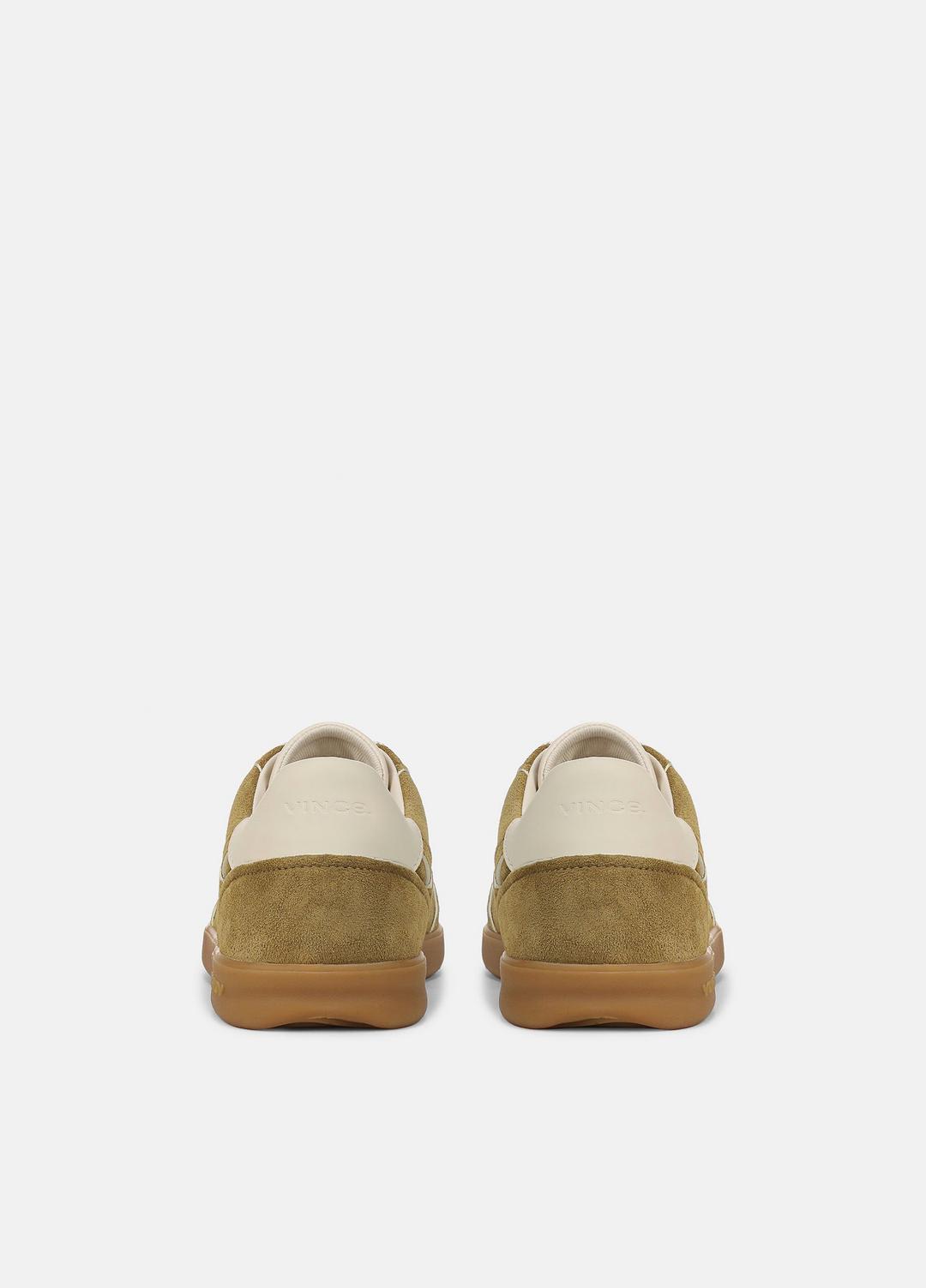 Oasis Contrast-Edge Suede Sneaker in Sneakers - OLIVEWOOD/FLAX