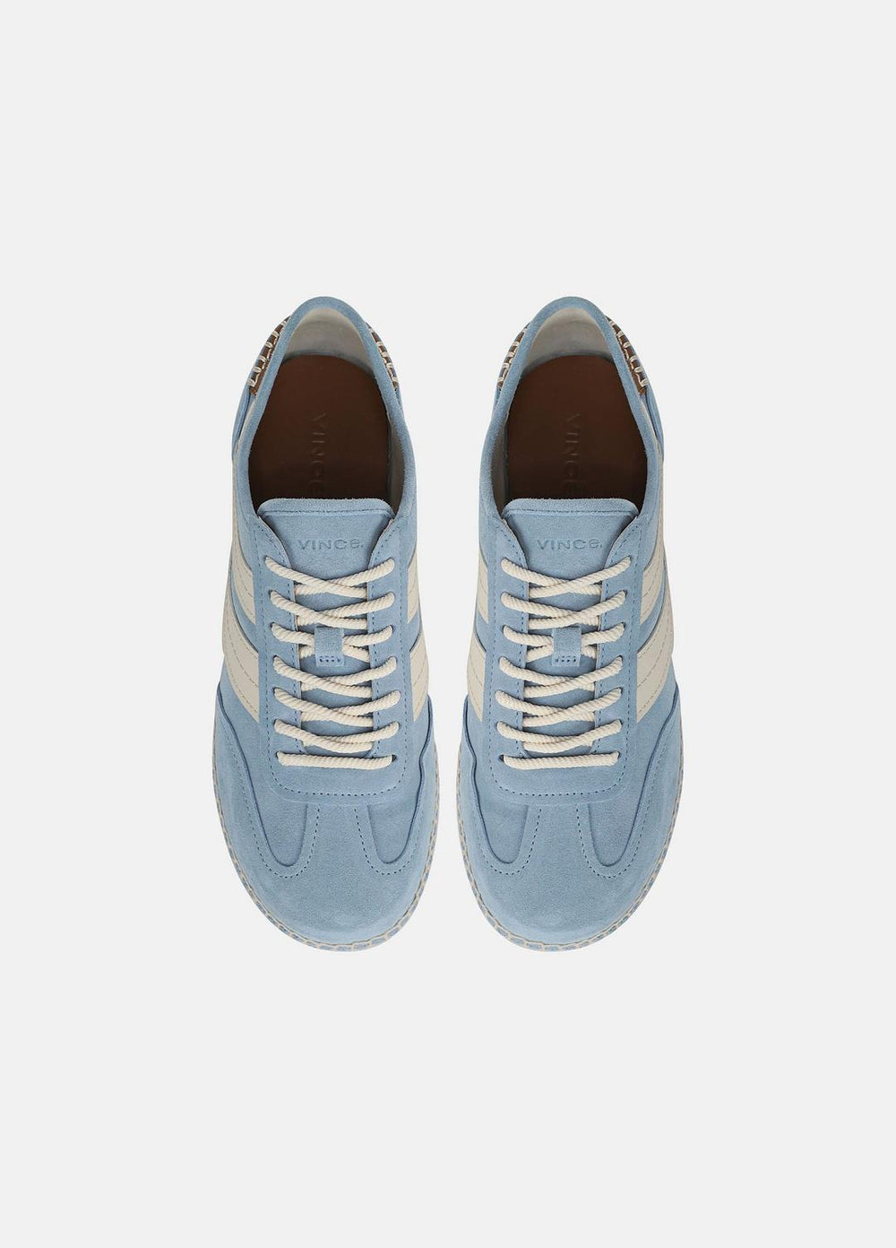 Oasis Suede & Leather Espadrille Sneaker in Sneakers - GLACIAL BLUE/FLAX
