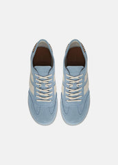 Oasis Suede & Leather Espadrille Sneaker in Sneakers - GLACIAL BLUE/FLAX