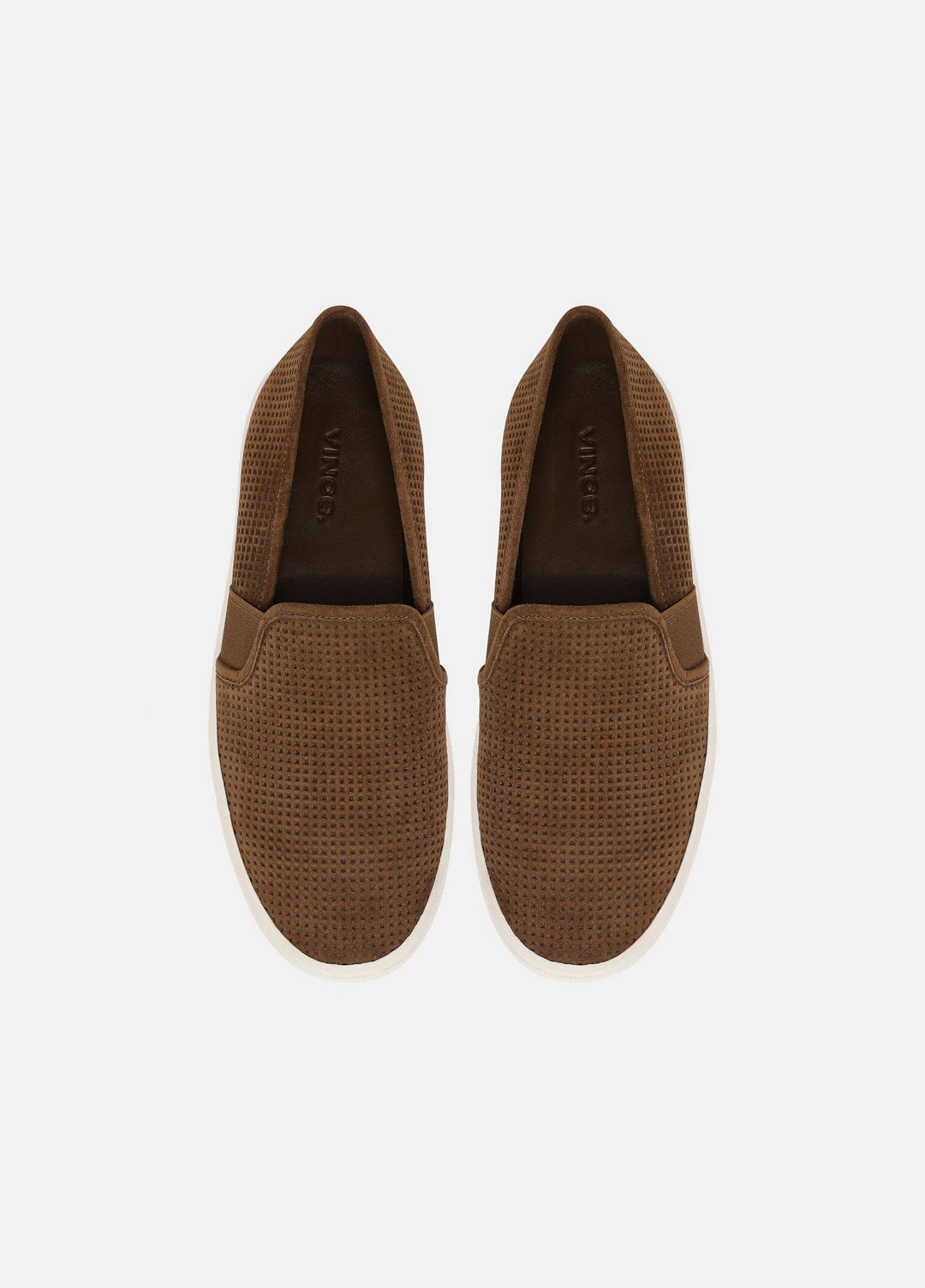 Blair Perforated Suede Sneaker in Sneakers - ELMWOOD