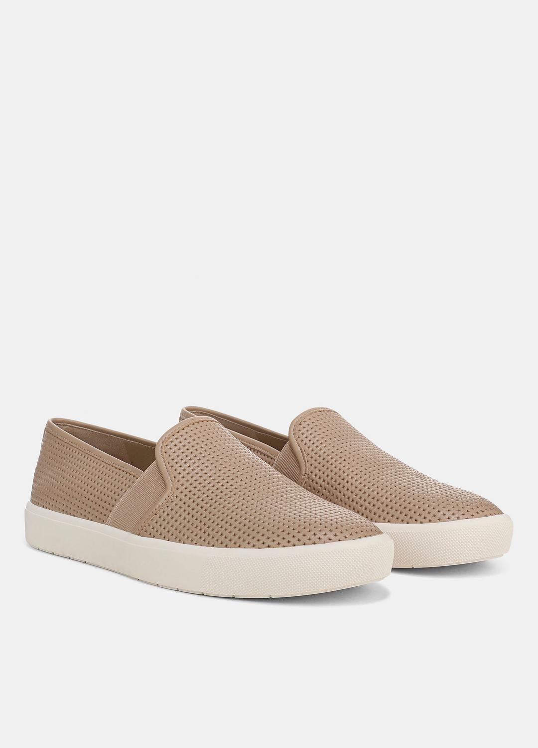 Blair Perforated Leather Sneaker in Sneakers - WARM ALMOND