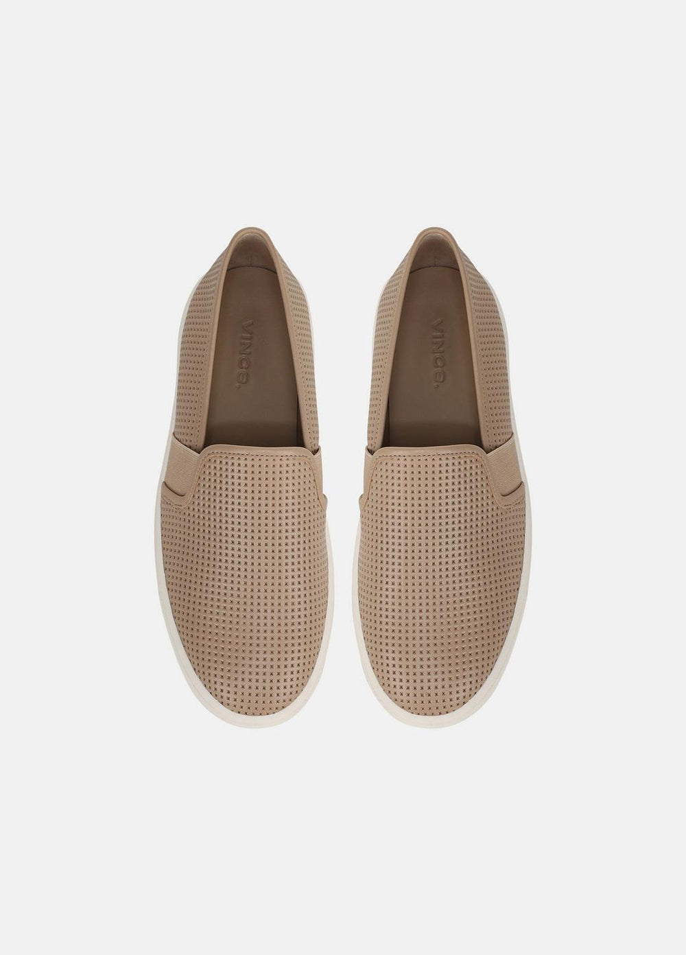 Blair Perforated Leather Sneaker in Sneakers - WARM ALMOND