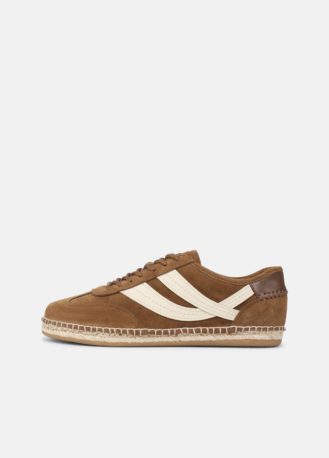 Oasis Suede & Leather Espadrille Sneaker in Sneakers - ELMWOOD