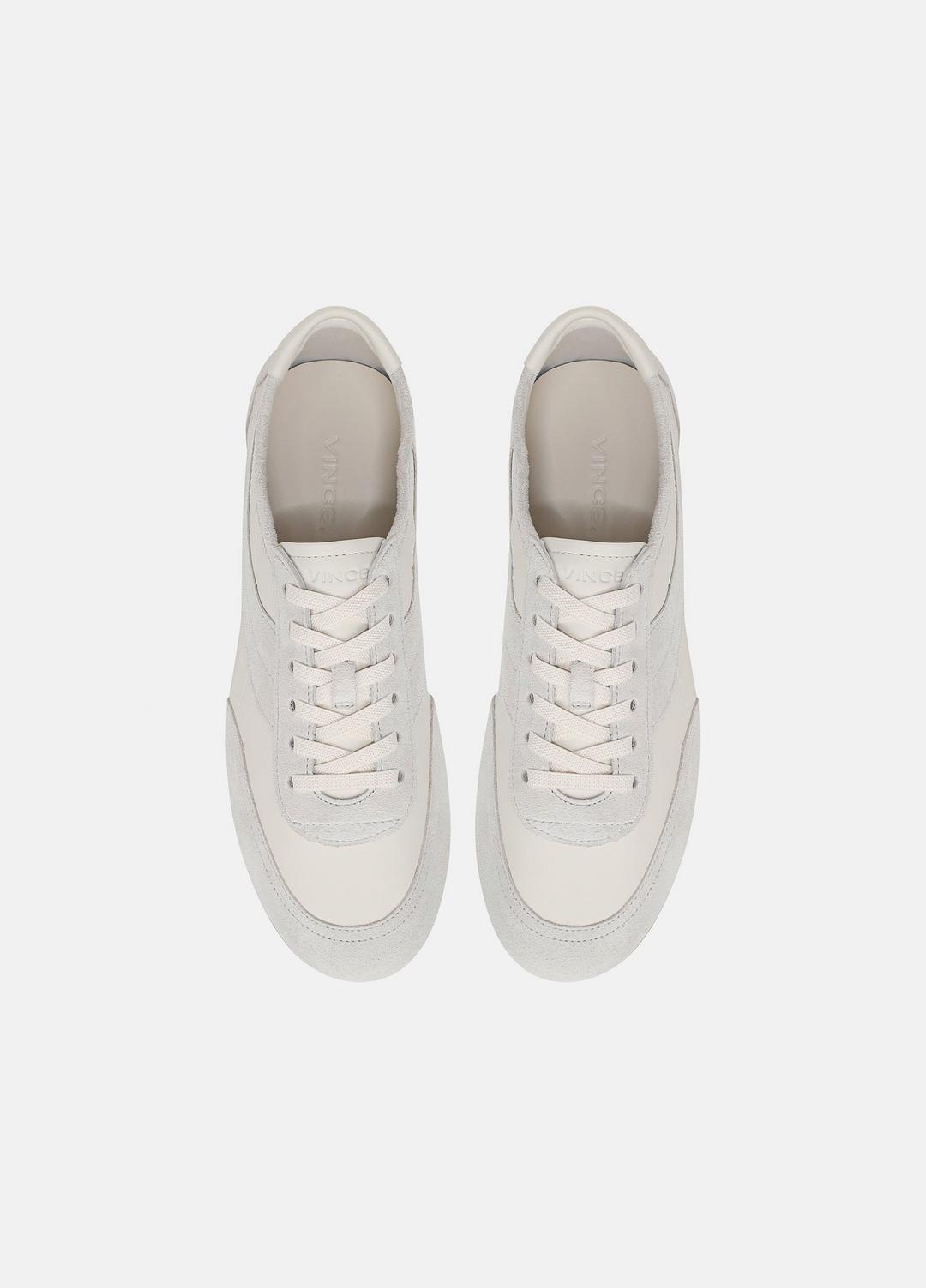 LA Leather & Suede Runner Sneaker in Sneakers - HORCHATA/PEBBLE WHITE