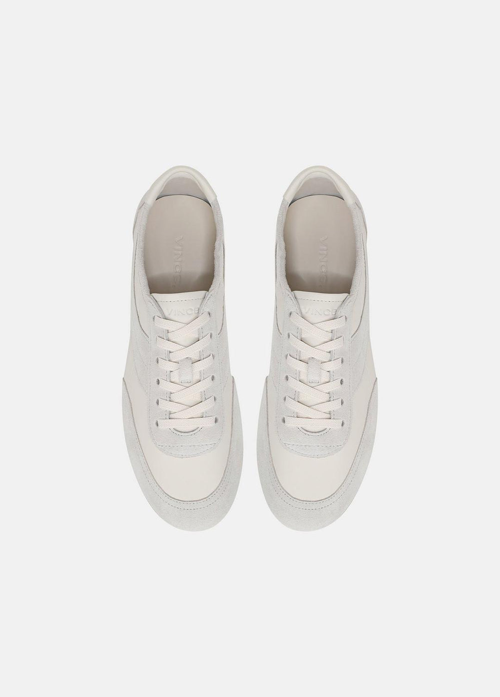 LA Leather & Suede Runner Sneaker in Sneakers - HORCHATA/PEBBLE WHITE