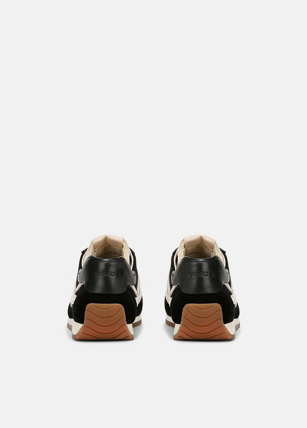 Oasis Suede and Leather Runner Sneaker in Sneakers - BLACK