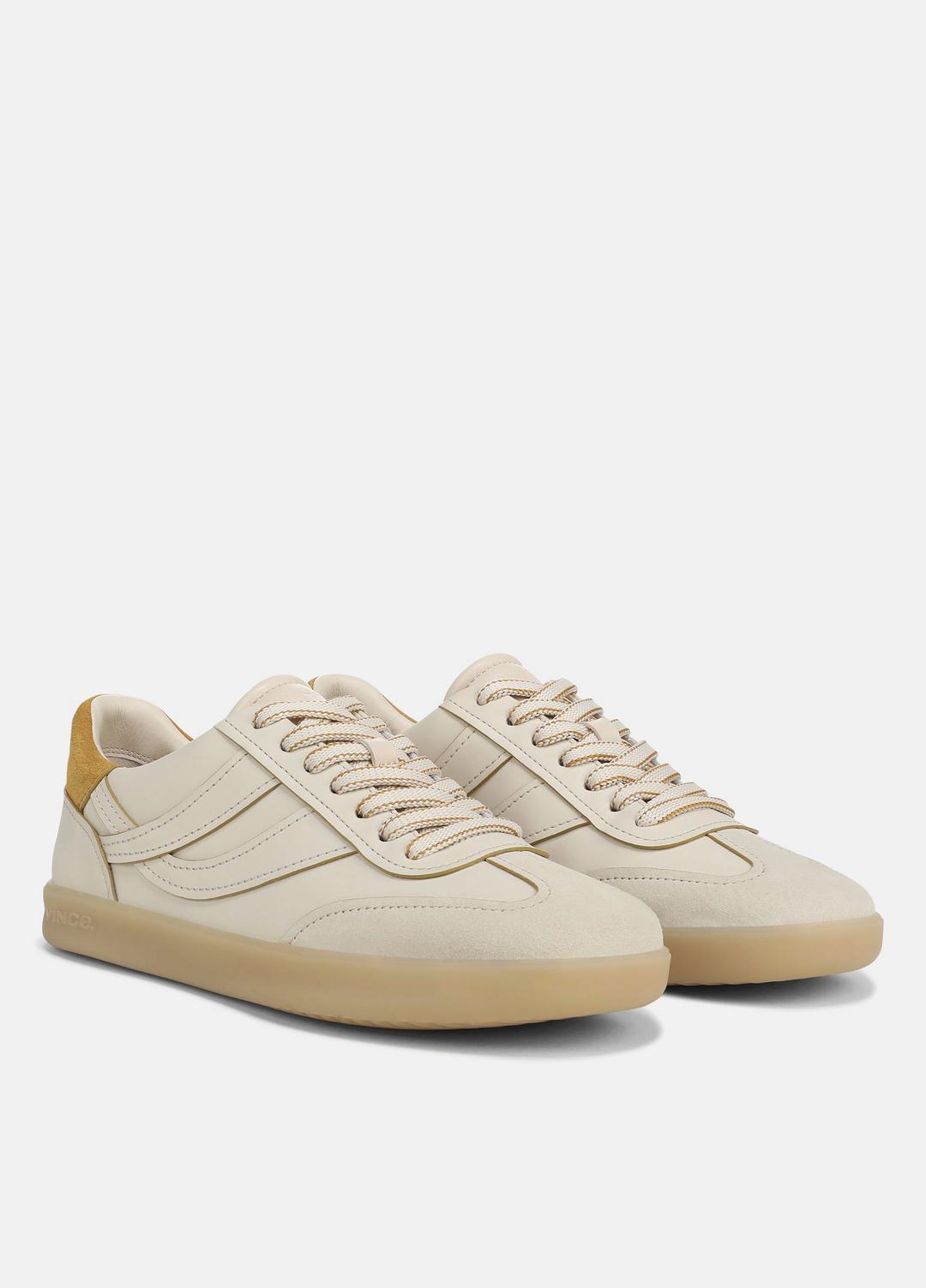 Oasis Contrast-Edge Leather & Suede Sneaker in Sneakers - MOONLIGHT/GOLDEN DESERT