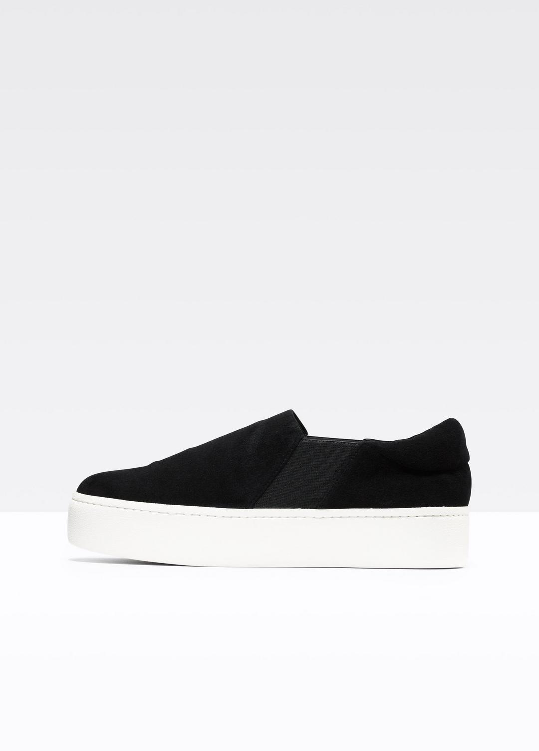 Suede Warren Sneaker in Sneakers - BLACK