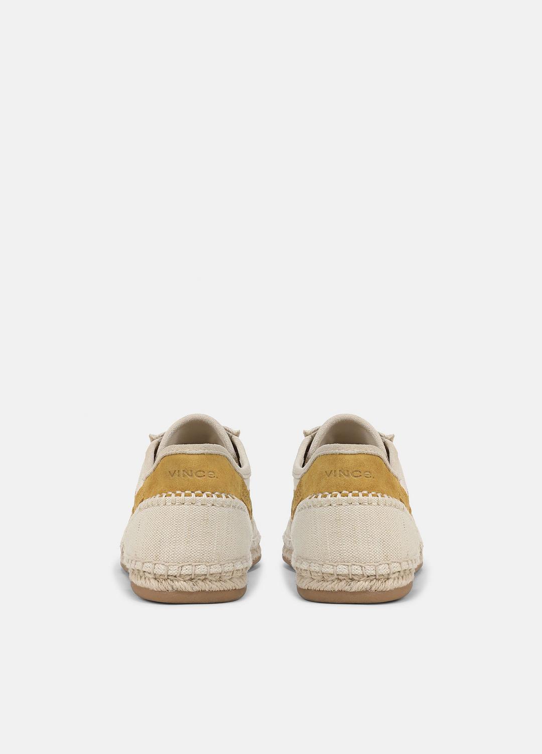 Oasis Linen & Leather Espadrille Sneaker in Sneakers - MOONLIGHT/GOLDEN DESERT