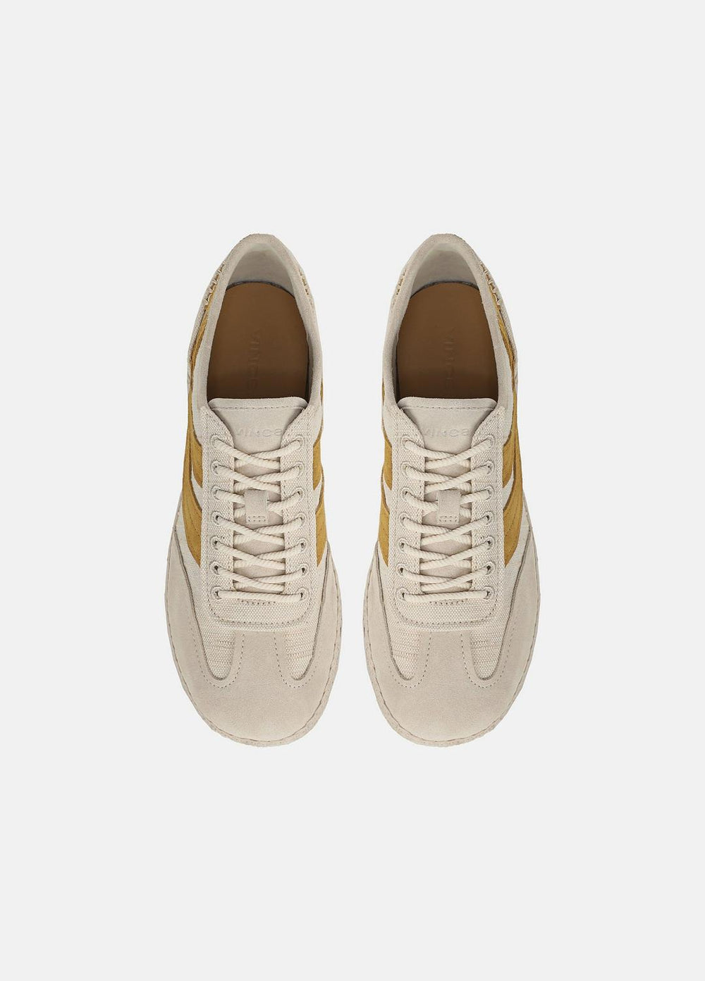 Oasis Linen & Leather Espadrille Sneaker in Sneakers - MOONLIGHT/GOLDEN DESERT