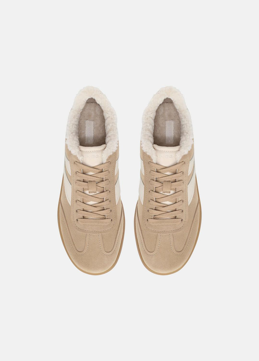 Oasis Suede & Shearling Sneaker in Sneakers - SAND TRAIL