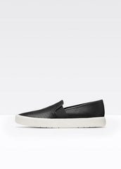 Women's Blair Perforated Leather Sneakers - BLACK