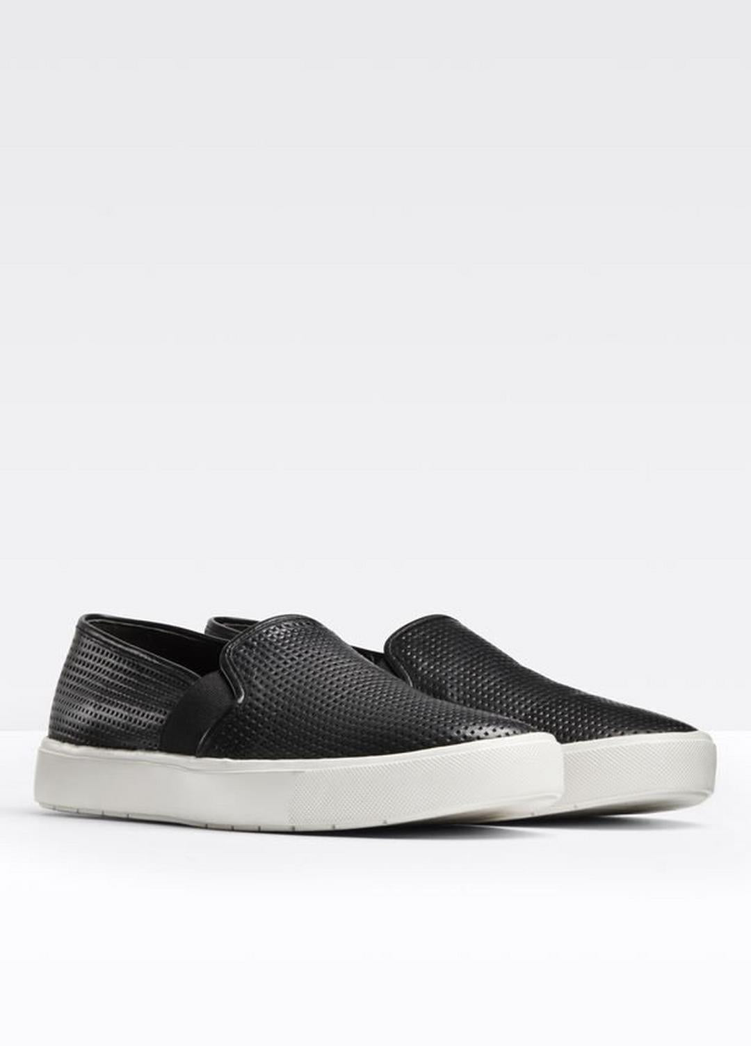 Women's Blair Perforated Leather Sneakers - BLACK