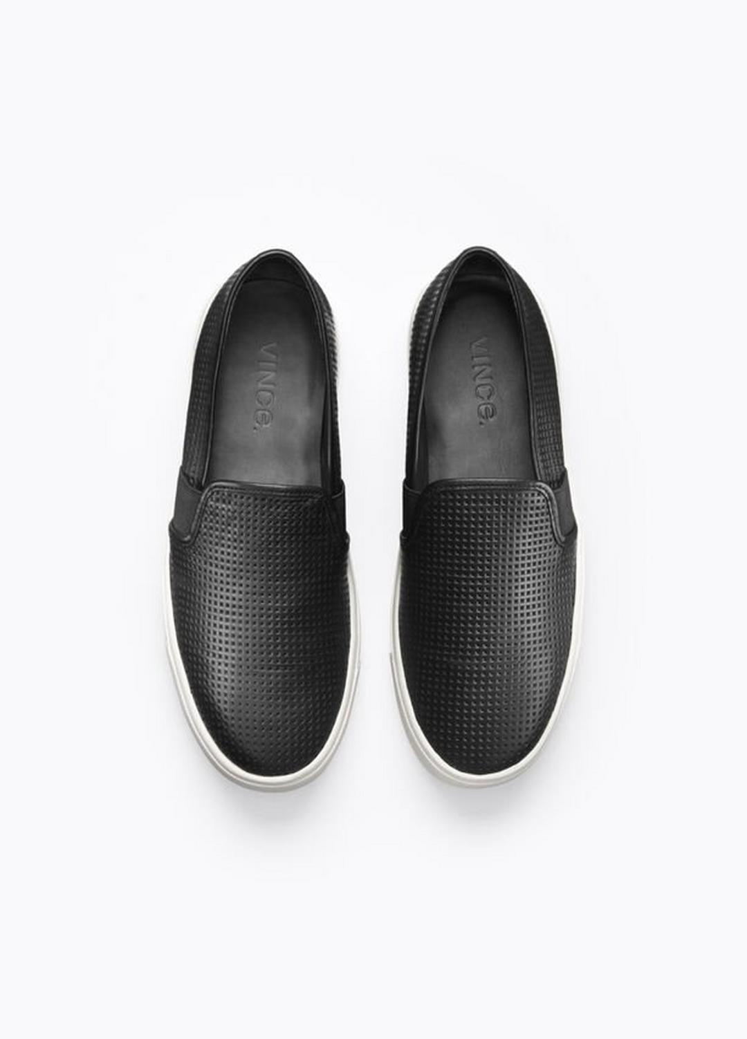 Women's Blair Perforated Leather Sneakers - BLACK